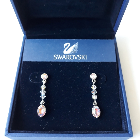 Swarovski Crystal Drop Earrings with Certificate - Picture 5 of 7